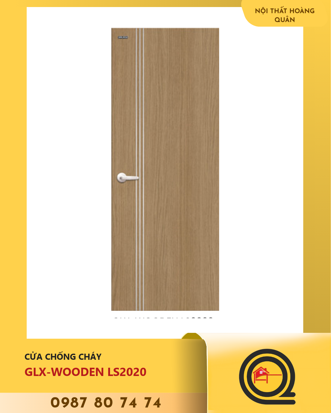 Cửa Gỗ Chống Cháy GLX-WOODEN LS2020